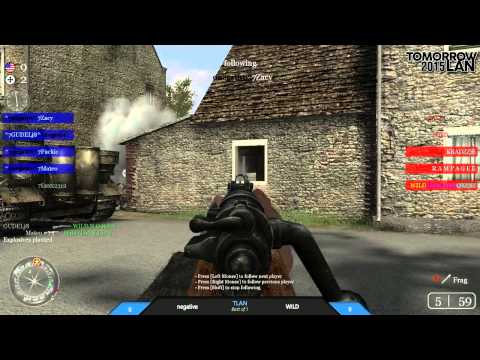[CoD2] negative vs WiLD TOMORROWLAN2K15 Groups (mp_burgundy)
