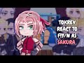 Tokyo Revengers React To F Y N As Sakura Gacha React