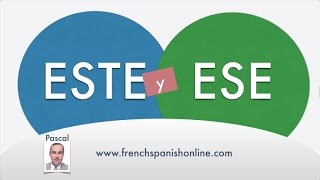 Como decir Este y Ese en Francés