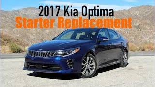 2017 Kia Optima ( Starter Placement ) #kia #repair