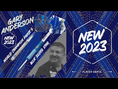 Unicorn Steel Soft Darts W.C. Gary Anderson Phase 6 Steeltip Steeldart Softtip Softdart 2023