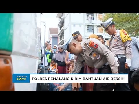 POLRES PEMALANG BAKTI SOSIAL PENYALURAN BANTUAN AIR BERSIH