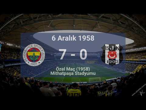 Tarihteki En Gollü Beşiktaş - Fenerbahçe Maçları