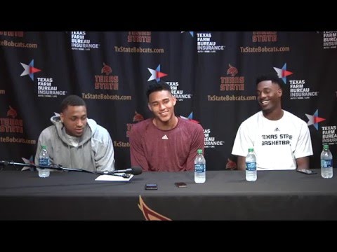 Texas State MBB Postgame Press Conference - Players