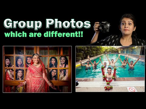 Unique Group Shots Ideas for Photographers |Weddings or Travel learn these style of photography