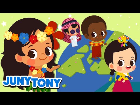 Los Saludos del Mundo | 'Hola' en Diferentes Idiomas | Culturas del Mundo | JunyTony en español