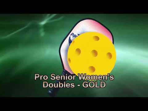 2019 Tournament of Champions Senior Women's Doubles Pro Gold Medal Match