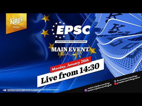 🇩🇪 🏆 Finale der €250 European Poker Sport Championship live aus dem King's 🎙 Hachi