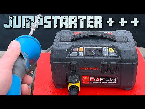 Best Jump Starter 2023 | Tire Inflator | Power Washer | Power Station | Lokithor AW401