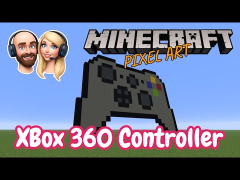 Minecraft: Xbox 360 Controller Pixel Art