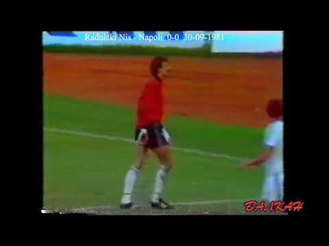 Radnicki Nis - Napoli  0-0  30-09-1981  Kup UEFA