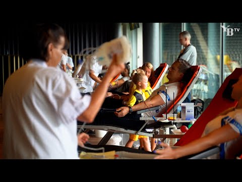 YB spendet Blut und rettet Leben