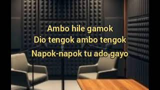 Download lagu Ambo Raso Bekene... KARAOKE  mp3