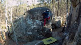 Video thumbnail de Vin Rouge, 5a. Fontainebleau