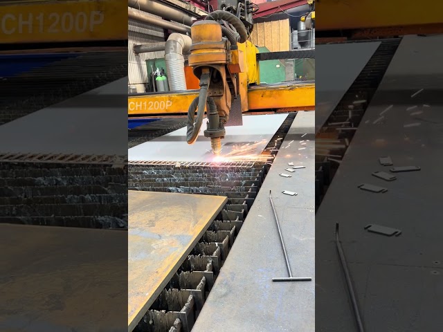 1533655 CNC plasma cutting system with extraction - MicroStep PLS 6001 / Kjellberg HiFocus 360i