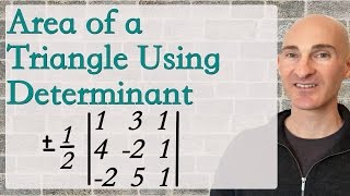 Area of a Triangle Using Determinant