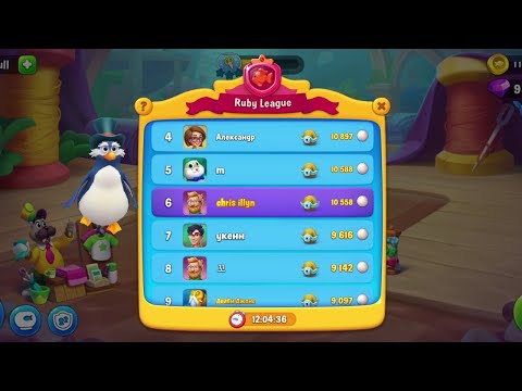 @Fishdom Win Strikes Level 5826 - 5837. Got Temporary 5th Rank in Ruby League.