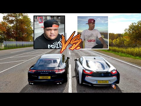 RENATO GARCIA VS EDUKOF - BMW I8 VS PORSCHE PANAMERA - FORZA HORIZON 4