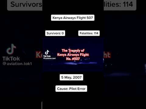 The Tragedy of 🇰🇪 Kenya Airways Flight No. #507✈.