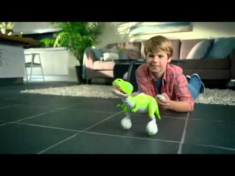 Интерактивный робот динозавр Dino Zoomer реклама
