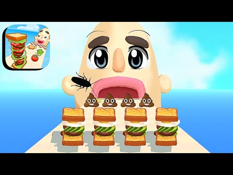 Sandwich Runner - All Levels Gameplay Android,ios (Levels 423-428) - YouTube