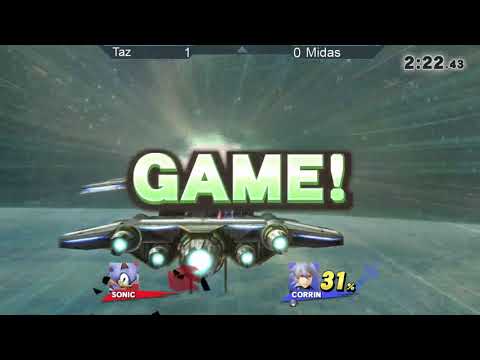 Smash4 ~ Taz (Lucas/Sonic) vs Midas (Rosa/Corrin) ~ Losers Finals