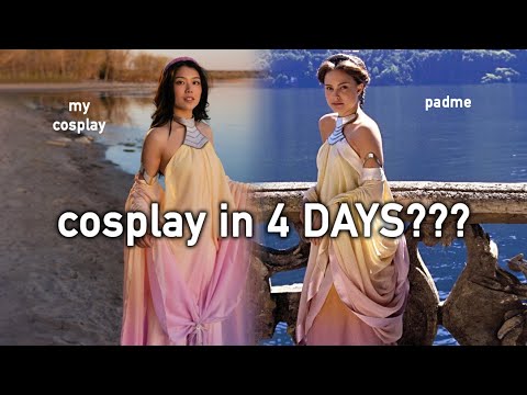 Making Padme's Lake Dress in FOUR DAYS! | Star Wars Cosplay Tutorial Vlog