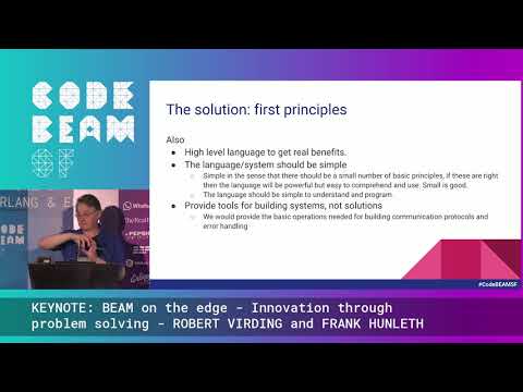 BEAM on the edge: Innovation through problem-solving - Robert Virding & Frank Hunleth