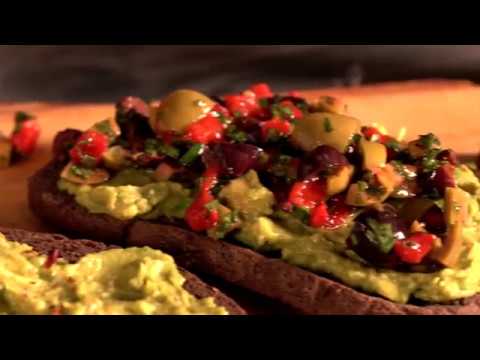 Muffuletta Avocado Toast