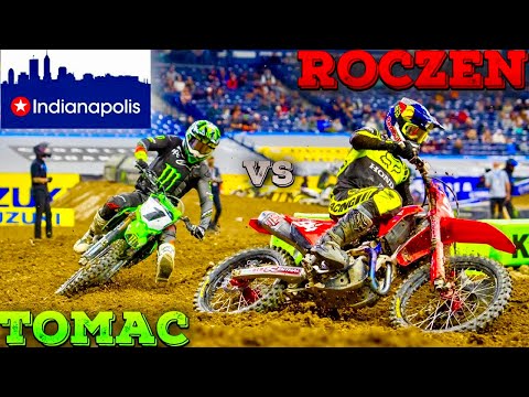 Tomac vs Roczen |2021 Indianapolis Supercross|