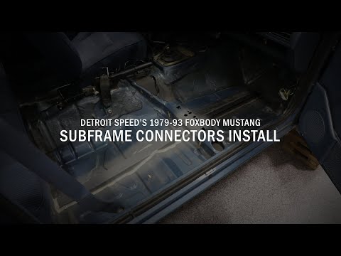 How To Install Detroit Speed's 1979-93 Foxbody Mustang Subframe Connectors