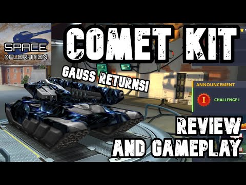 Comet Kit (Gauss + Viking) | Review and Gameplay | SPACEXploration Clan | Tanki Online