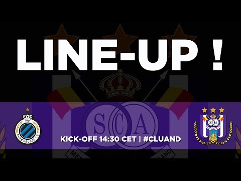 Club Brugge - RSCA: starting line-up!