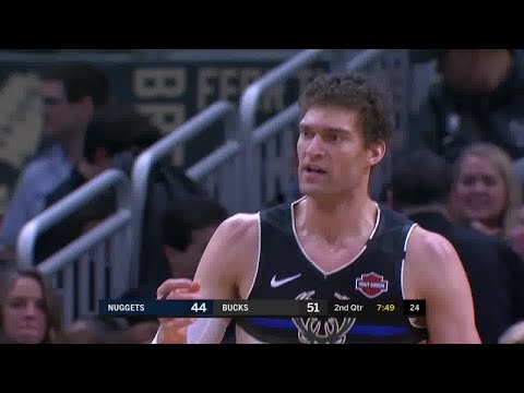 Brook Lopez Full Play vs Denver Nuggets | 01/31/20 | Smart Highlights