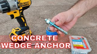 Concrete Wedge Anchor Installation | HANDYBROS |