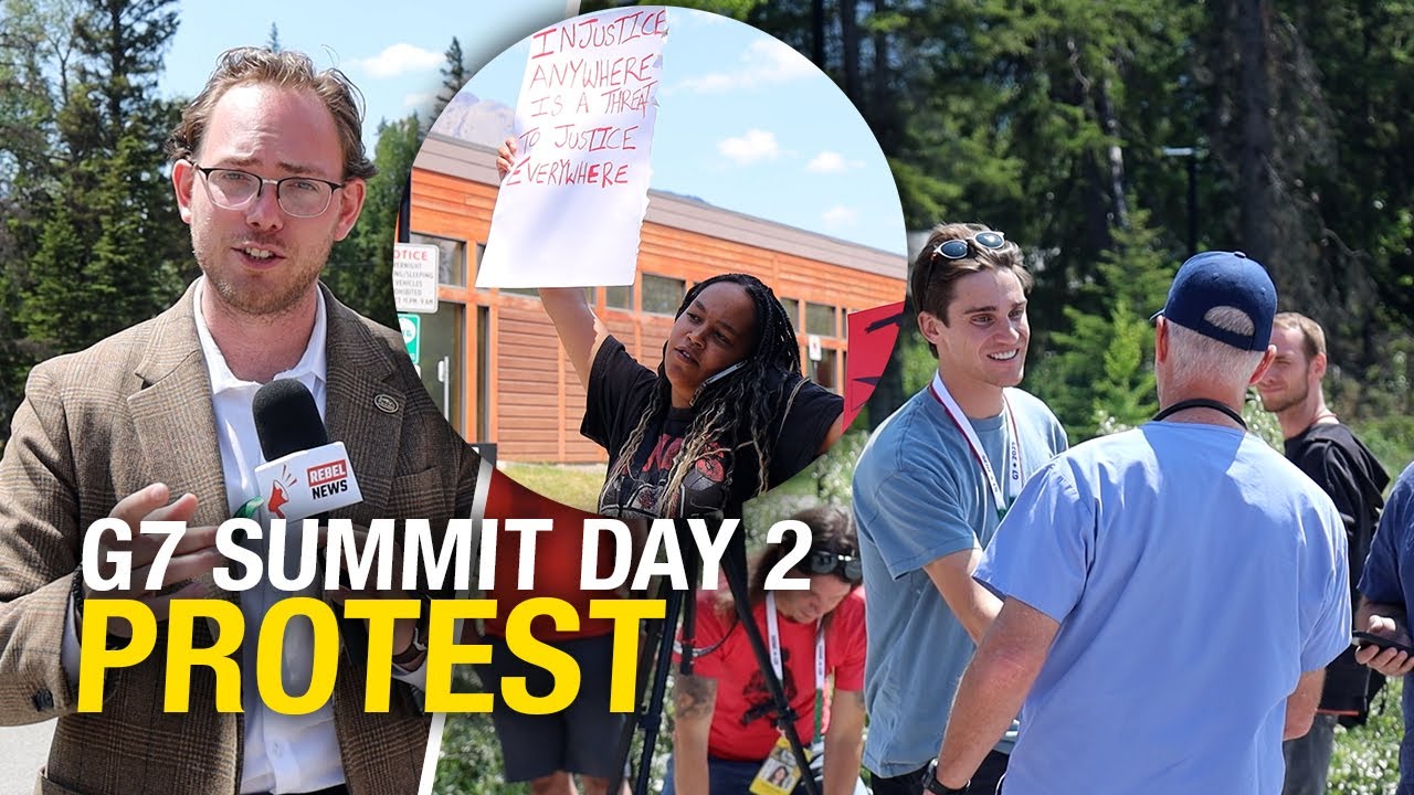 G7 summit shields world leaders from protesters with 'designated protest zone'