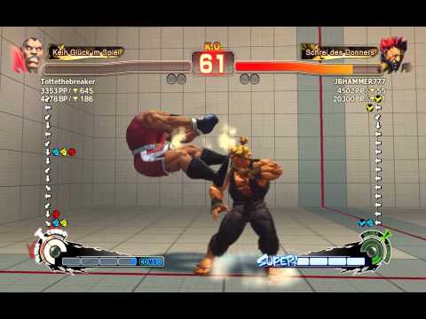 JBHAMMER777 (Akuma) vs Tottethebreaker (Balrog) SSf4 Ae Ranked Match