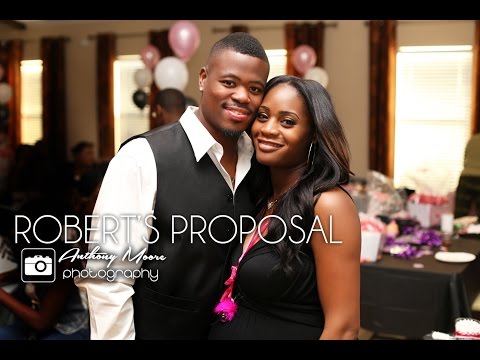 Robert's surprise proposal to Ebony!