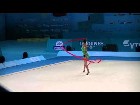 Serdyukova Anastasiya (UZB)  ribbon  World Championships RG 2013 Qual