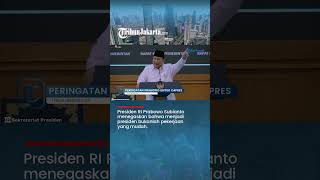 Prabowo Ungkap Jadi Presiden Bukan Pekerjaan yang Enak, Beri Peringatan untuk Capres