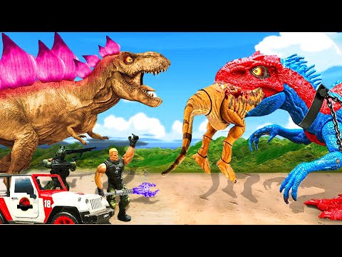 Dinosaurus Jurassic World Dominion: BRACHIOSAURUS x Bronchiosaurus Indominus Rex Rescue Dinosaurs