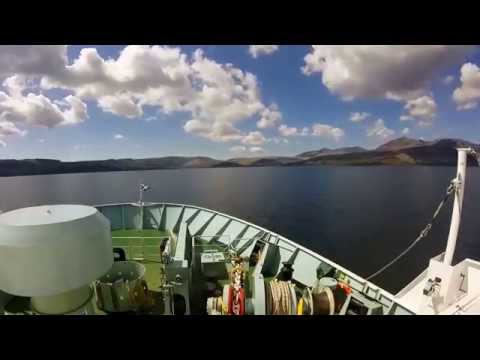 The full Arran Ferry Journey (Ardrossan to Brodick) in 1 minute