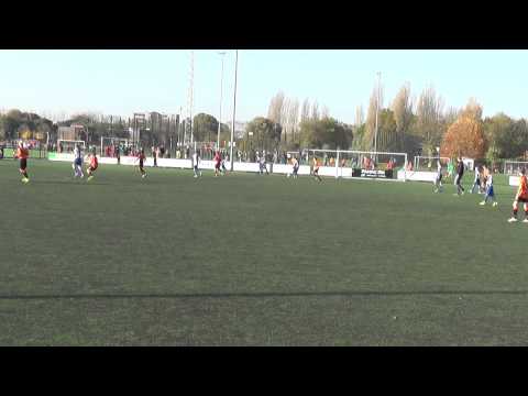 1 nov 2014 VV De Meern D3 - Benschop D1 com 9-3 Delano op lat