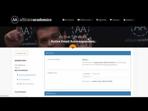 Affiliate Academics Presents AFC/AFS Setup by Alan...