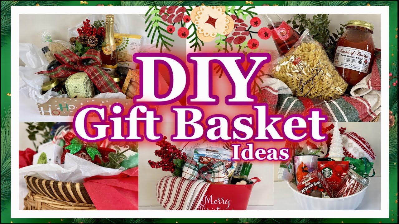 DIY GIFT BASKET IDEAS!!