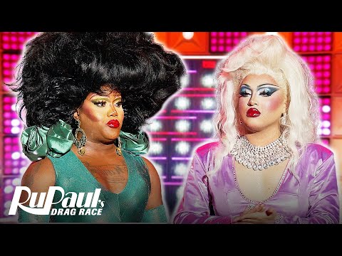Mhi’ya Iman Le’Paige & Morphine Love Dion’s Donna Summer Lip Sync  🪩☀️ RuPaul’s Drag Race