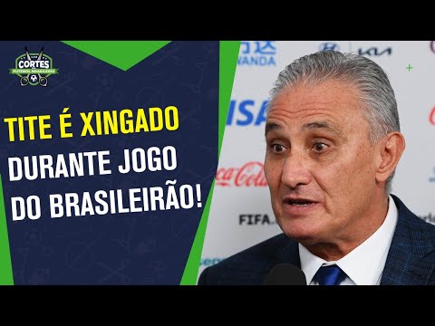 EITAAAA!!! TITE OFENDIDO POR TORCIDA DA SÉRIE A DO BRASILEIRÃO! JÁ TINHA VISTO ISSO?
