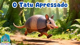 O TATU APRESSADO - #historiainfantilparadormir #educativo #leiturinha #fabulas #historinhas