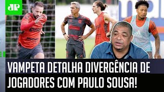 “Eu fiquei sabendo que tem jogadores do Flamengo que…”: Vampeta expõe divergências com Paulo Sousa