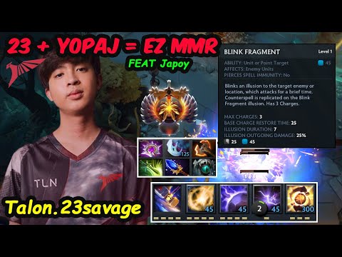 This is How Pro Player Destroy Pub - Talon 23savage [Anti Mage] Feat Yopaj Pangolier Dota 2